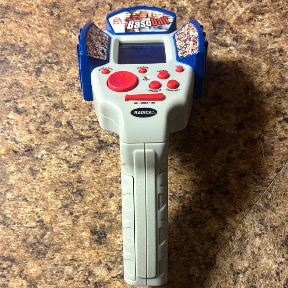 Radica EA Sports Stadium Baseball Handheld Game - White and Blue W/Sound